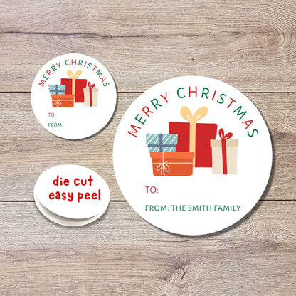 Personalized Christmas Gift Stickers