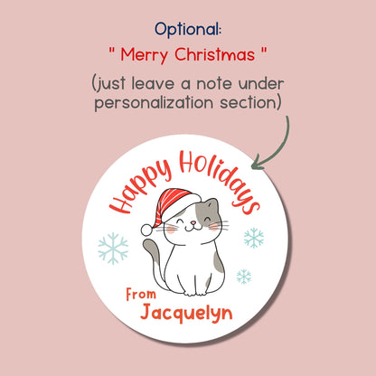 Personalized Christmas Stickers