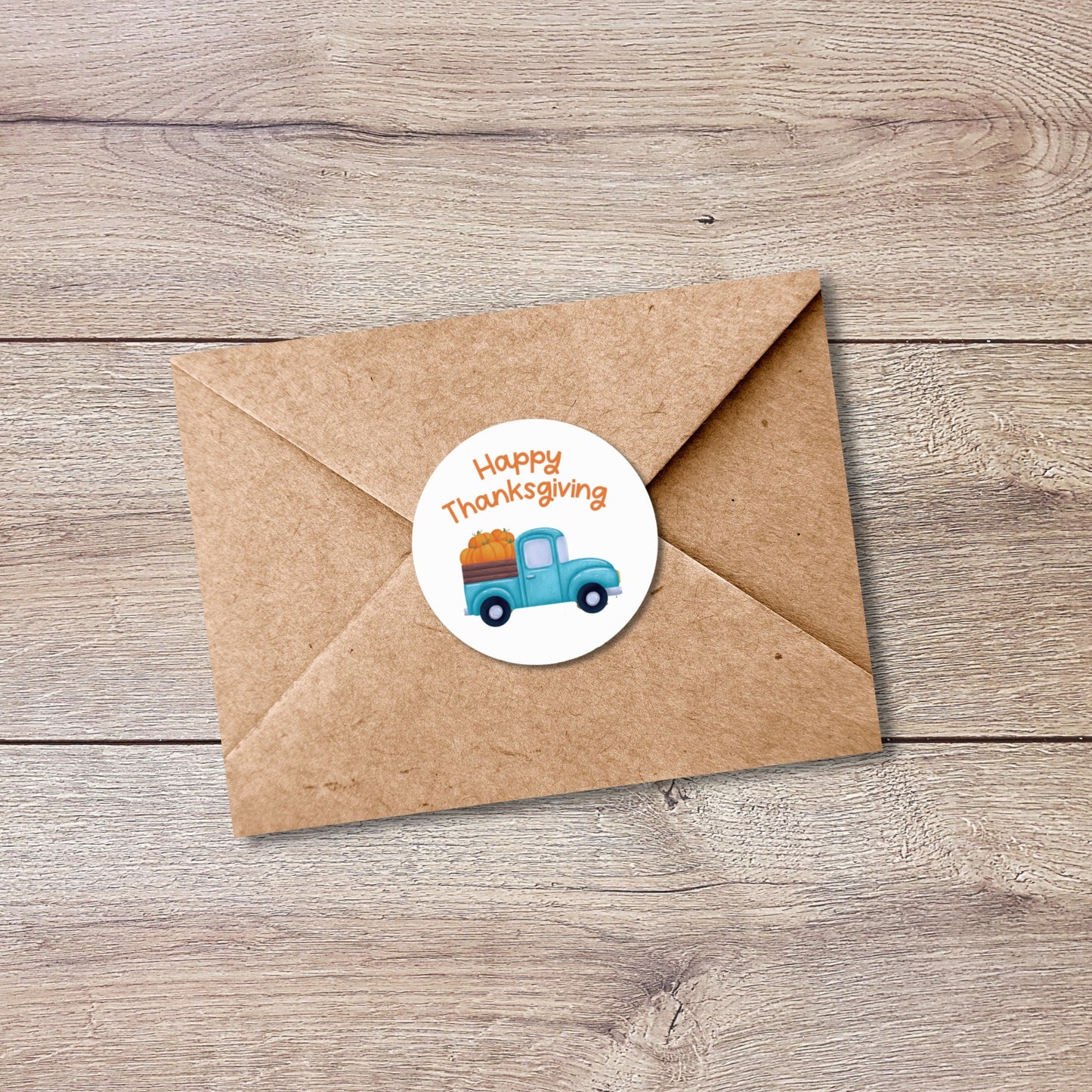 Personalized Thanksgiving Stickers