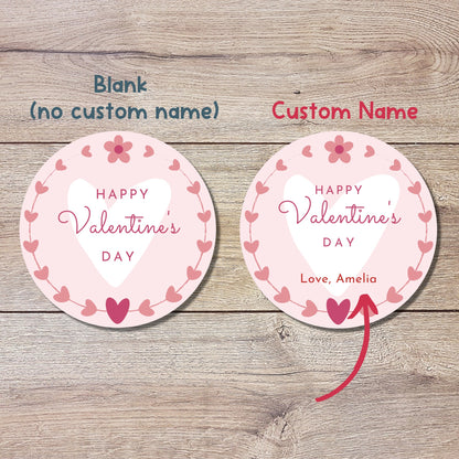 Personalized Valentine's Day Stickers