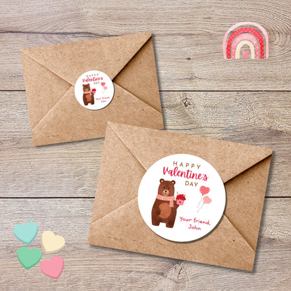 Personalized Valentine's Day Stickers
