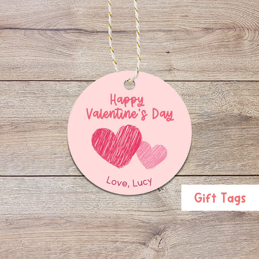 Personalized Valentine's Day Gift Tags
