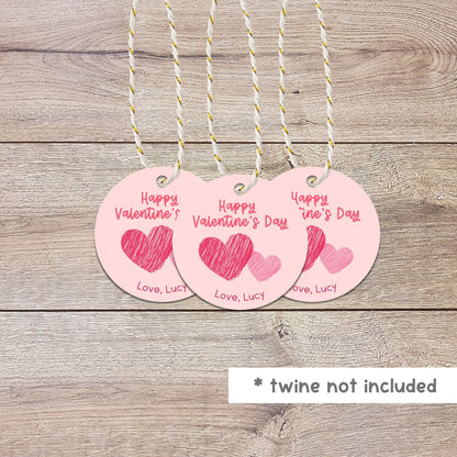 Personalized Valentine's Day Gift Tags