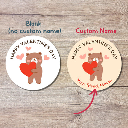 Personalized Valentine's Day Stickers
