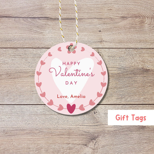 Personalized Valentine's Day Gift Tags