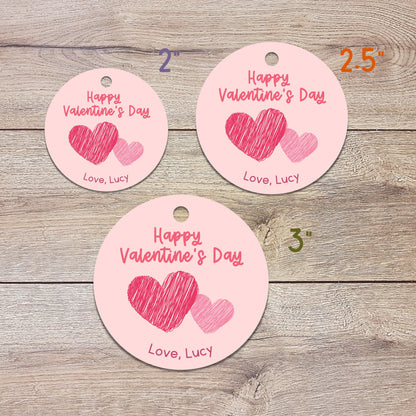Personalized Valentine's Day Gift Tags