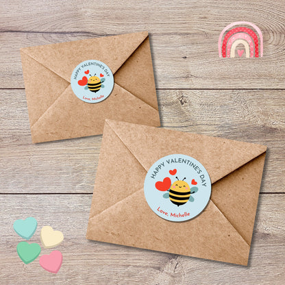 Personalized Valentine's Day Stickers