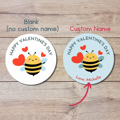 Personalized Valentine's Day Stickers