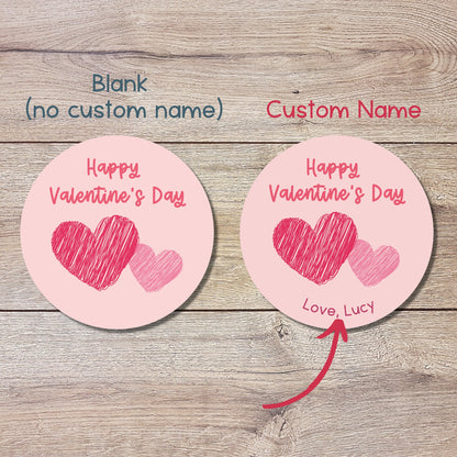 Personalized Valentine's Day Stickers