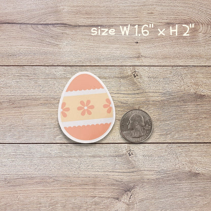 Easter Egg Vinyl Sticker, Easter Egg Basket Vinyl Sticker for Laptop Water Bottle, Cute Easter Sticker for Easter Basket Favor, Easter Gift