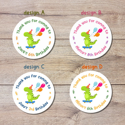 Personalized Happy Birthday Stickers
