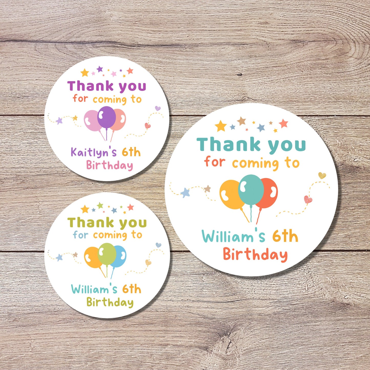 Personalized Birthday Sticker