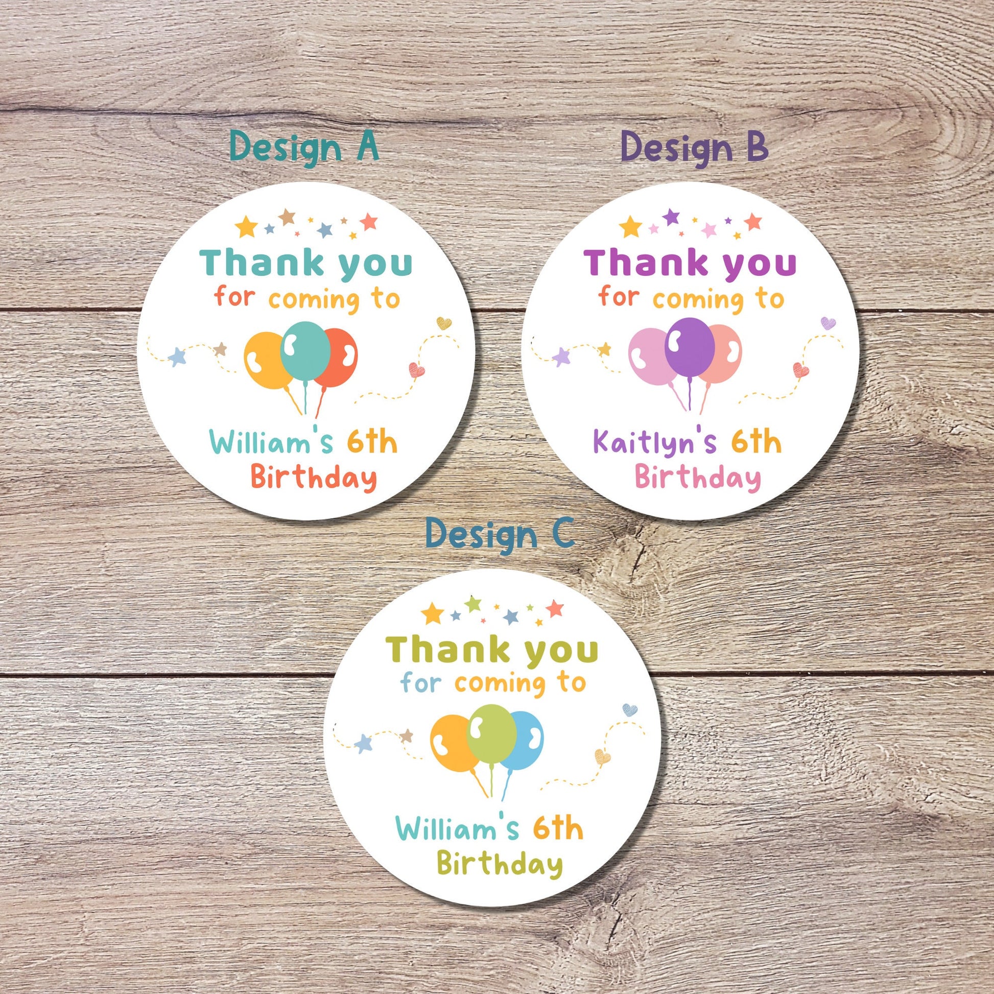 Personalized Birthday Sticker