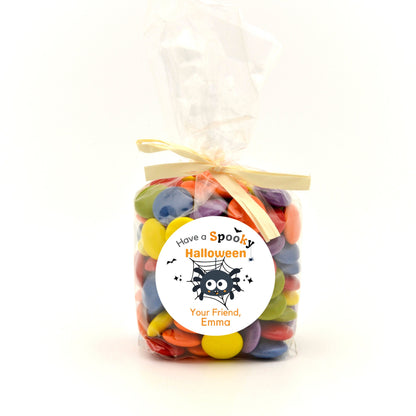 Personalized Halloween Stickers, Custom Friendly Spider Party Favor Labels