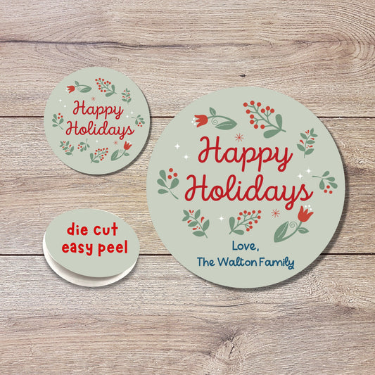 Personalized Christmas Stickers