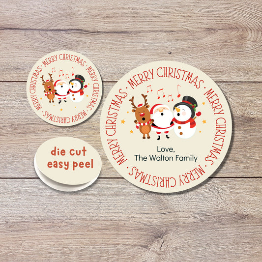 Personalized Christmas Stickers