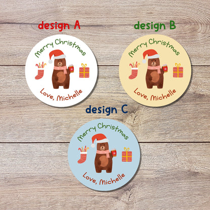 Personalized Christmas Stickers