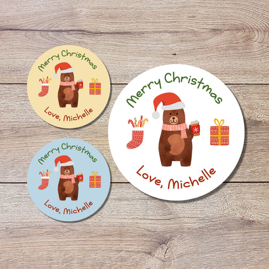 Personalized Christmas Stickers