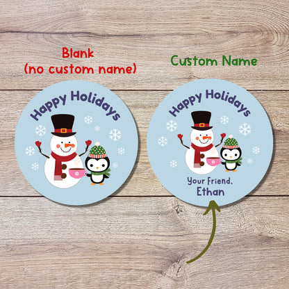 Personalized Christmas Stickers