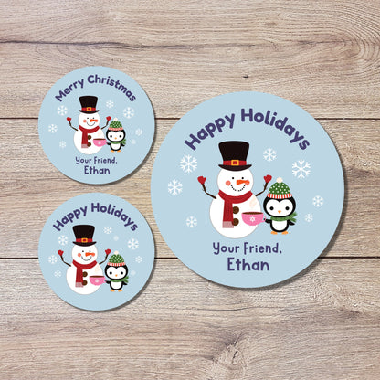 Personalized Christmas Stickers