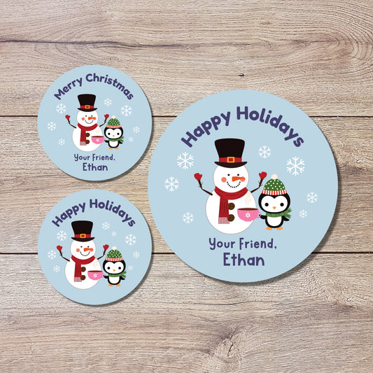 Personalized Christmas Stickers