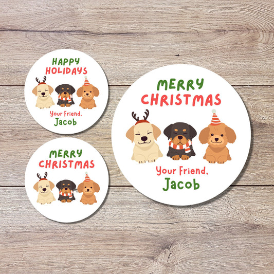 Personalized Christmas Stickers