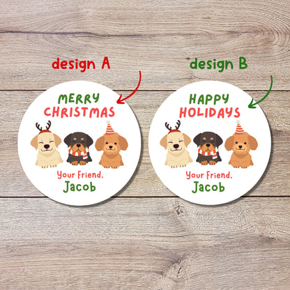 Personalized Christmas Stickers
