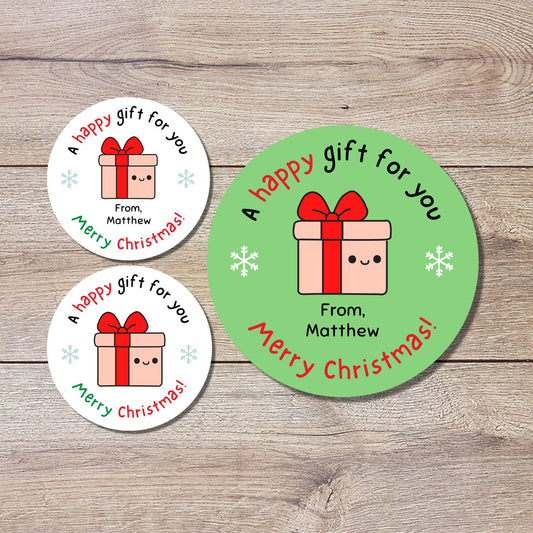 Personalized Christmas Stickers