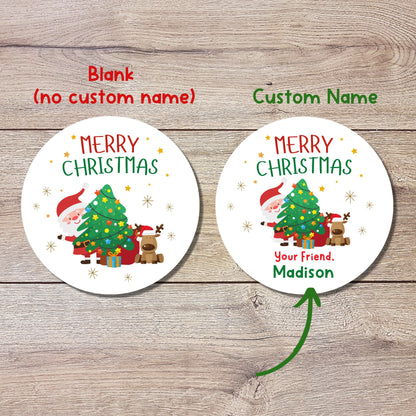 Personalized Christmas Stickers