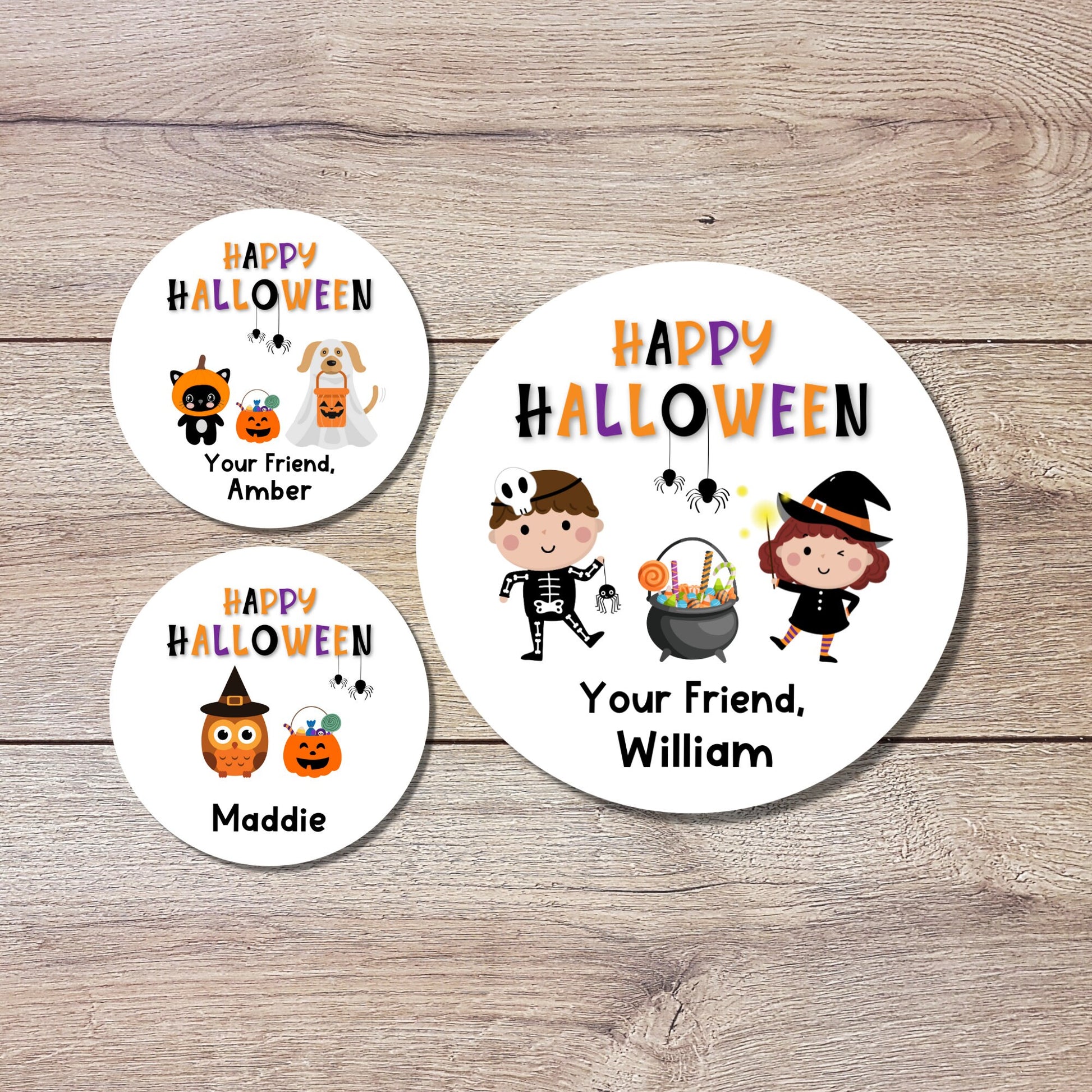 Personalized Halloween Stickers