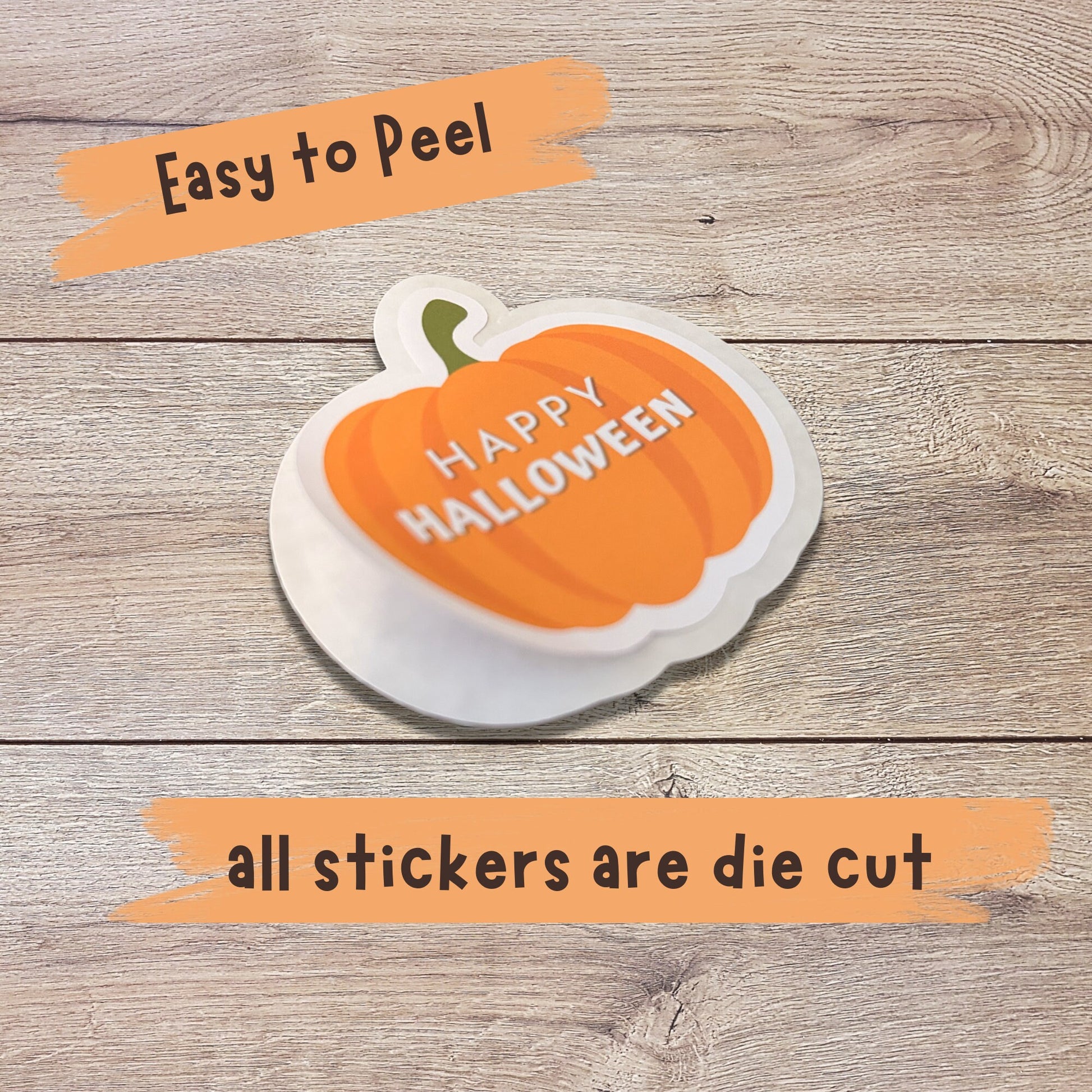 Personalized Halloween Pumpkin Stickers, Goody Bag Labels