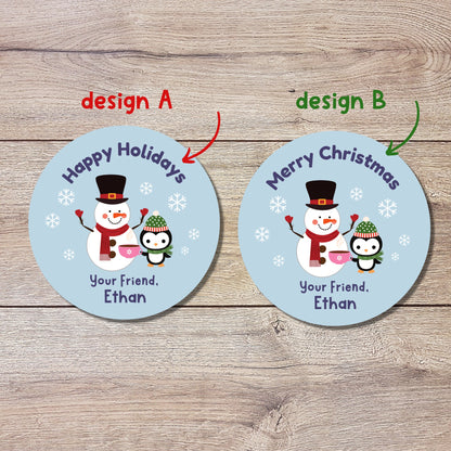 Personalized Christmas Stickers