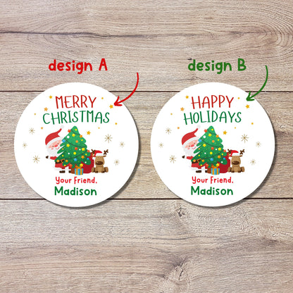 Personalized Christmas Stickers