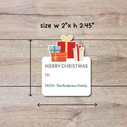 Personalized Christmas Stickers