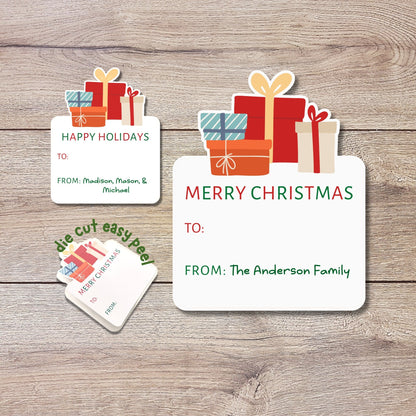 Personalized Christmas Stickers