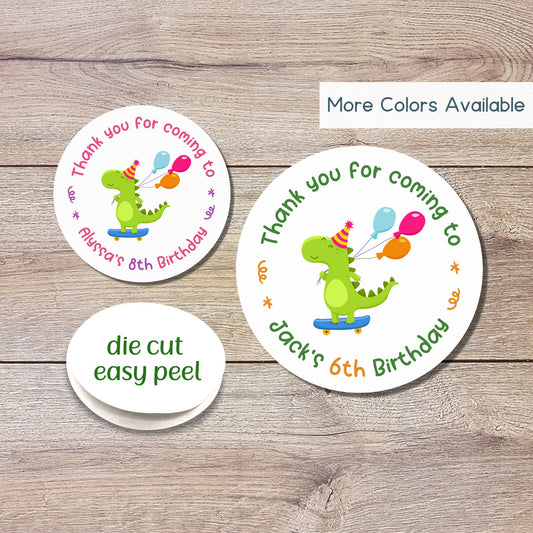 Personalized Happy Birthday Stickers