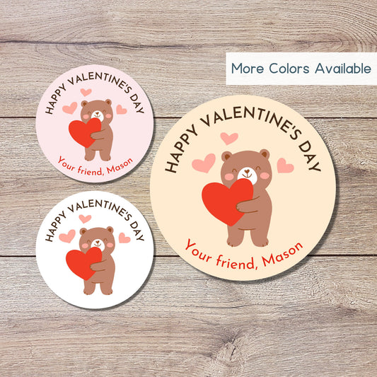 Personalized Valentine's Day Stickers