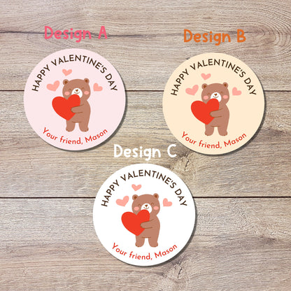 Personalized Valentine's Day Stickers