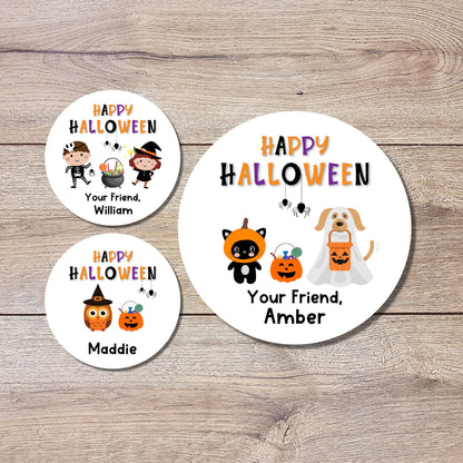 Personalized Halloween Stickers
