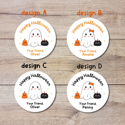 Personalized Halloween Sticker for Party Favors