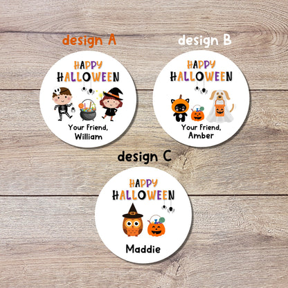 Personalized Halloween Stickers