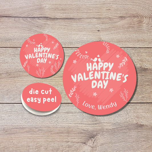Personalized Valentine's Day Stickers