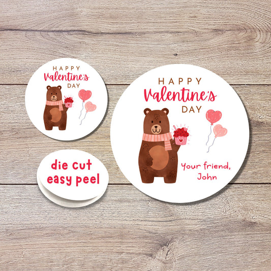 Personalized Valentine's Day Stickers