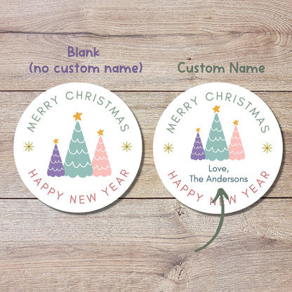 Personalized Christmas Stickers