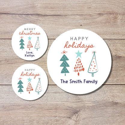 Personalized Christmas Stickers