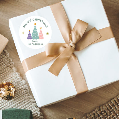Personalized Christmas Stickers