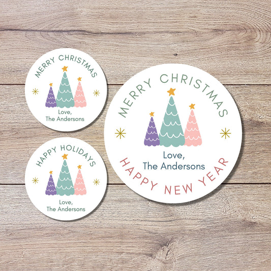 Personalized Christmas Stickers