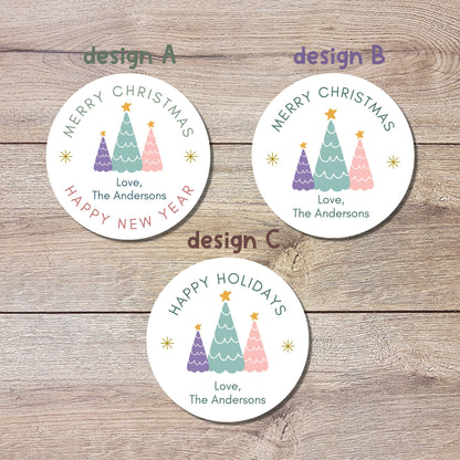 Personalized Christmas Stickers
