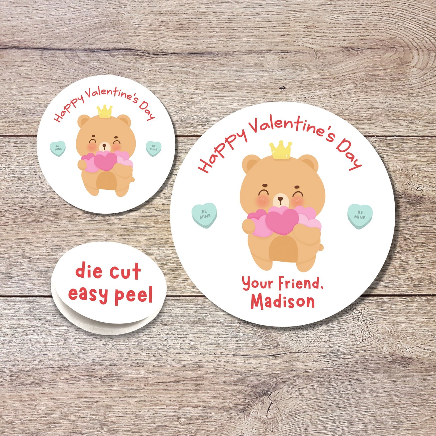 Personalized Valentine's Day Stickers