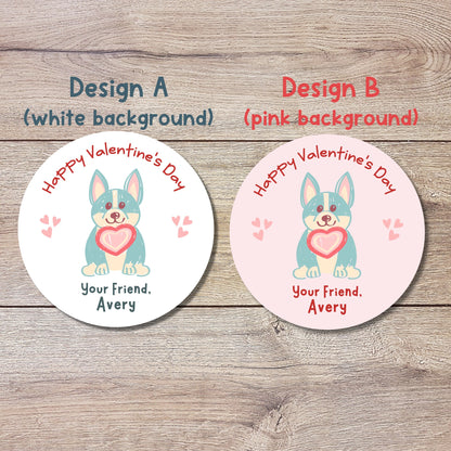 Personalized Valentine's Day Stickers